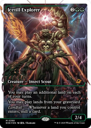 Icetill Explorer (Showcase) (Fracture Foil) - Edge of Eternities (EOE)